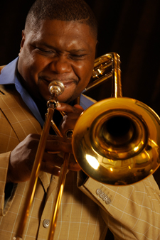 Renowned musician Wycliffe Gordon H‘06 will accompany The University of Scranton Jazz Ensemble for “Love Songs, a Concert in Memory of Joan Sylvester” on Sunday, April 15, at 7:30 p.m. in the Houlihan-McLean Center. The free is sponsored by her husband Robert (Bob) and their family.